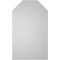 Ekena Millwork Octagonal Top Surface Mount PVC Gable Vent w/ 3-1/2"W x 1"P Standard Frame, 18"W x 30"H GVPOT18X3001SN - alternate 3